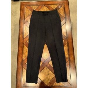 Athleta Womens Size Small Venice Heathered Pintuck Pant Mid Rise Gray 631857